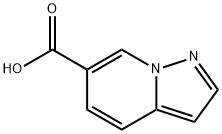 H-pyrazolo[1,5-a]pyridine-4-carboxylic acid Struktur