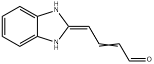 delta2,gamma-Benzimidazolinecrotonaldehyde (8CI) Struktur