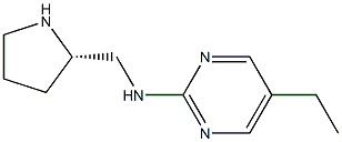 2-Pyrimidinamine,5-ethyl-N-[(2S)-2-pyrrolidinylmethyl]-(9CI) Struktur