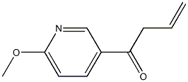 3-Buten-1-one,1-(6-methoxy-3-pyridinyl)-(9CI) Struktur