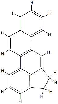 6,7-cyclopentanochrysene Struktur