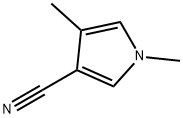 1H-Pyrrole-3-carbonitrile,1,4-dimethyl-(9CI) Struktur