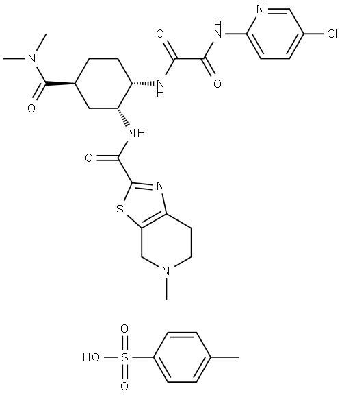 Edoxaban tosylate