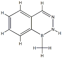 1,2-Dihydro-1-methyl-2,3,1-benzodiazaborine Struktur