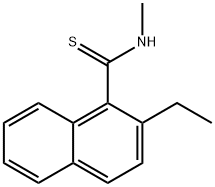 1-Naphthalenecarbothioamide,2-ethyl-N-methyl-(9CI) Struktur