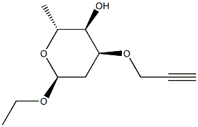 alpha-D-ribo-Hexopyranoside,ethyl2,6-dideoxy-3-O-2-propynyl-(9CI) Struktur