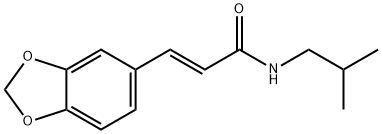 Cinnamamide, N-isobutyl-3,4- (methylenedioxy)- Struktur