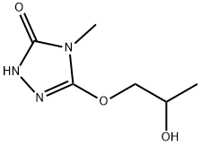 3H-1,2,4-Triazol-3-one,2,4-dihydro-5-(2-hydroxypropoxy)-4-methyl-(9CI) Struktur