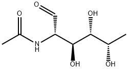 2-Acetamido-2,6-dideoxy-L-galactose Struktur