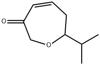 3(2H)-Oxepinone,6,7-dihydro-7-(1-methylethyl)-(9CI) Struktur