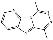 Pyrido[3,2:4,5]imidazo[1,2-d][1,2,4]triazine, 6,9-dimethyl- (9CI) Struktur