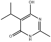 4(1H)-Pyrimidinone,6-hydroxy-2-methyl-5-(1-methylethyl)-(9CI) Struktur