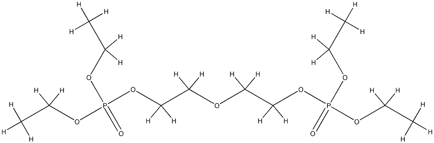 PEG3-bis(phosphonic acid diethyl ester) Struktur