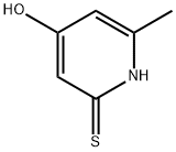 2(1H)-Pyridinethione,4-hydroxy-6-methyl-(9CI) Struktur