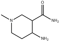 3-Piperidinecarboxamide,4-amino-1-methyl-(9CI) Struktur