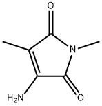 1H-Pyrrole-2,5-dione,3-amino-1,4-dimethyl-(9CI) Struktur