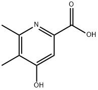 2-Pyridinecarboxylicacid,4-hydroxy-5,6-dimethyl-(9CI) Struktur