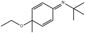 2-Propanamine,N-(4-ethoxy-4-methyl-2,5-cyclohexadien-1-ylidene)-2-methyl-(9CI) Struktur