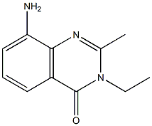 4(3H)-Quinazolinone,8-amino-3-ethyl-2-methyl-(9CI) Struktur