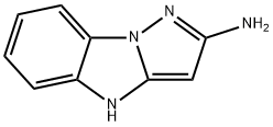 4H-Pyrazolo[1,5-a]benzimidazol-2-amine(9CI) Struktur