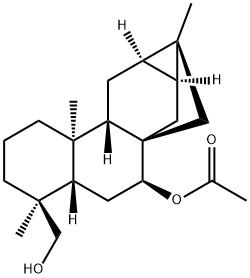 Trachylobane-7β,19-diol 7-acetate Struktur