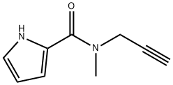 1H-Pyrrole-2-carboxamide,N-methyl-N-2-propynyl-(9CI) Struktur