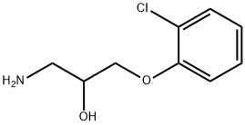 1-amino-3-(2-chlorophenoxy)propan-2-ol Struktur