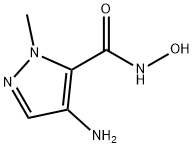 1H-Pyrazole-5-carboxamide,4-amino-N-hydroxy-1-methyl-(9CI) Struktur