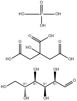 citrate phosphate dextrose Struktur