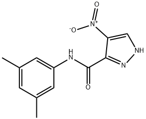 1H-Pyrazole-3-carboxamide,N-(3,5-dimethylphenyl)-4-nitro-(9CI) Struktur