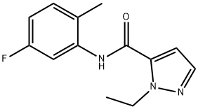 1H-Pyrazole-5-carboxamide,1-ethyl-N-(5-fluoro-2-methylphenyl)-(9CI) Struktur