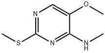 4-Pyrimidinamine,5-methoxy-N-methyl-2-(methylthio)-(9CI) Struktur