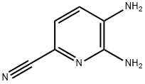 2-Pyridinecarbonitrile,5,6-diamino-(9CI) Struktur