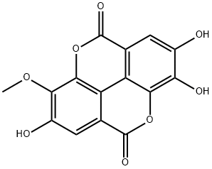 3-甲基鞣花酸, 51768-38-8, 結(jié)構(gòu)式