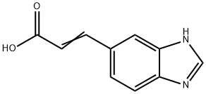 2-Propenoicacid,3-(1H-benzimidazol-5-yl)-(9CI) Struktur