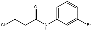 N-(3-bromophenyl)-3-chloropropanamide Struktur