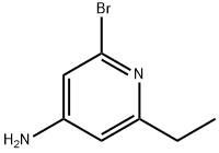 4-Pyridinamine,2-bromo-6-ethyl-(9CI) Struktur