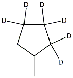 1-Methyl(2,2,3,3,4,4-2H6)cyclopentane Struktur