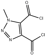 1H-1,2,3-Triazole-4,5-dicarbonyl dichloride, 1-methyl- (9CI) Struktur