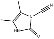 1H-Imidazole-1-carbonitrile,2,3-dihydro-4,5-dimethyl-2-oxo-(9CI) Struktur