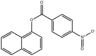 1-naphthyl 4-nitrobenzoate Struktur