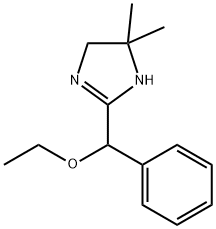 5,5-Dimethyl-2-(α-ethoxybenzyl)-2-imidazoline Struktur