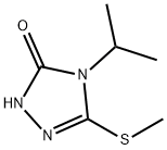 3H-1,2,4-Triazol-3-one,2,4-dihydro-4-(1-methylethyl)-5-(methylthio)-(9CI) Struktur