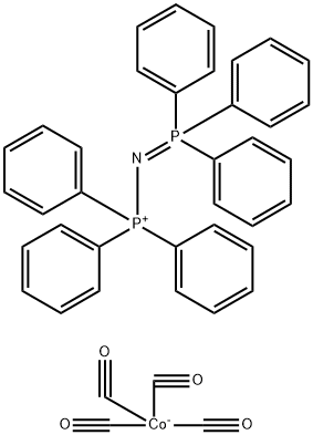 triphenyl(P,P,P-triphenylphosphine imidato-N)phosphorus(1+) tetracarbonylcobaltate(1-) Struktur