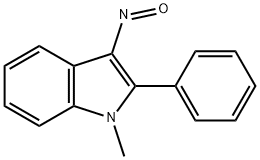 1-methyl-2-phenyl-3-nitroso-1H-indole Struktur