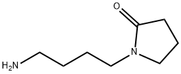 1-(4-aminobutyl)pyrrolidin-2-one Struktur