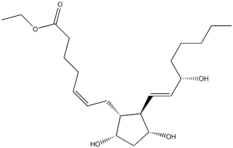 prostaglandin F2 ethyl ester Struktur