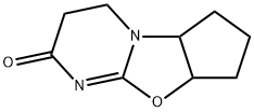 2H,6H-Cyclopent[4,5]oxazolo[3,2-a]pyrimidin-2-one,3,4,5a,7,8,8a-hexahydro-(9CI) Struktur