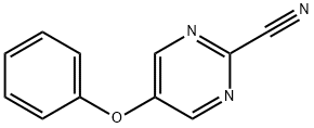 2-Pyrimidinecarbonitrile,5-phenoxy-(9CI) Struktur