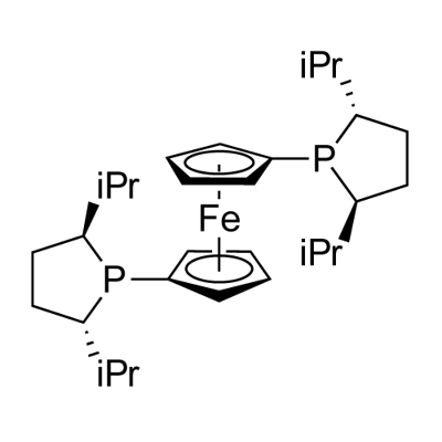 1,1Bis((2S,5S)-2,5-di-i-propylphospholano)ferrocene, min. 97% Struktur